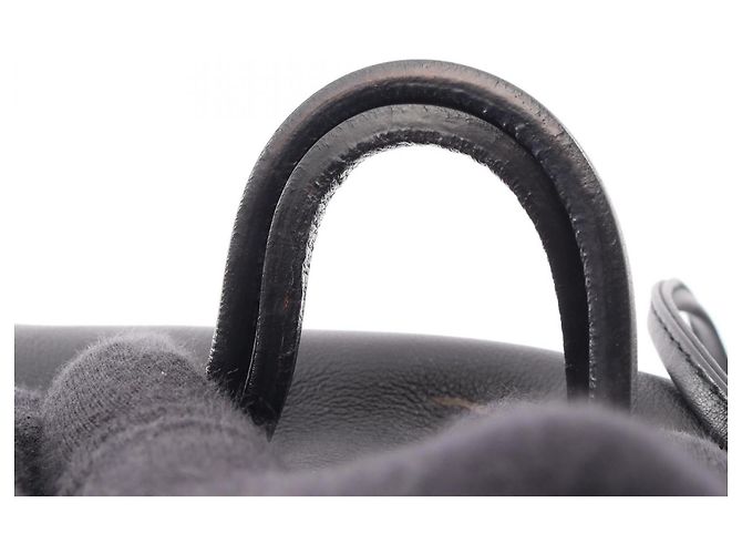Borsa a mano in pelle nera Loewe Nero - vista 9