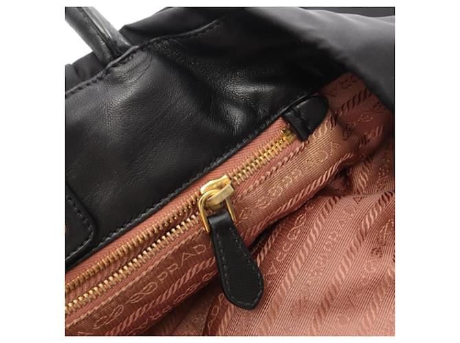 Bolso Prada TESSUTO FIOCCO Ribbon Negro - vista 6