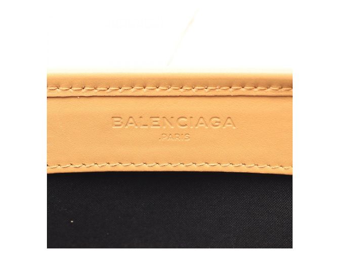 Everyday Borsa a 2 vie Cabas Navy XS Balenciaga Marrone Nero Bianco - vista 4