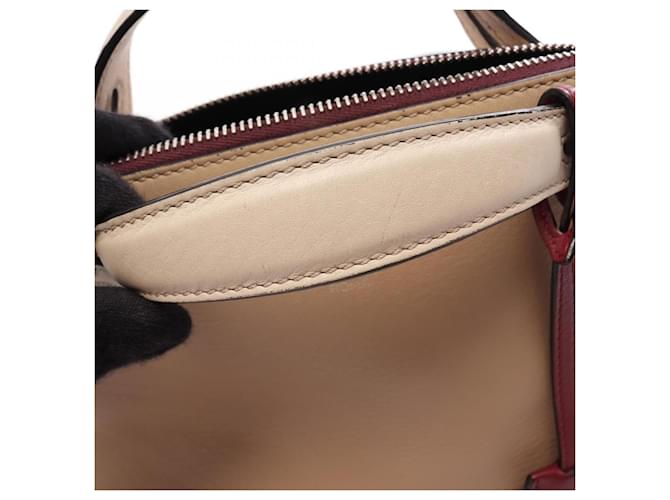 Fendi BY THE WAY MEDIUM Bolsa 2 em 1 Bege Bordeaux - vista 11