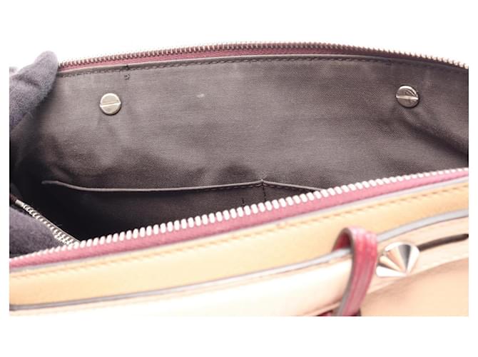 Fendi BY THE WAY MEDIUM Bolsa 2 em 1 Bege Bordeaux - vista 8