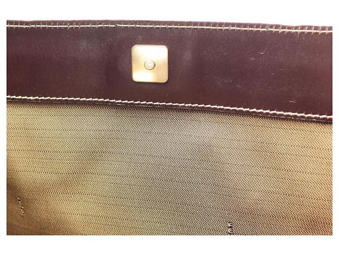 Borsa Tote Fendi Zucca Marrone Nero - vista 7