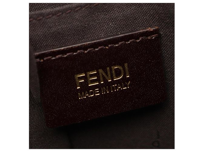 Bolsa de mão/Bolsa de ombro Fendi Zucca Marrom Preto - vista 4