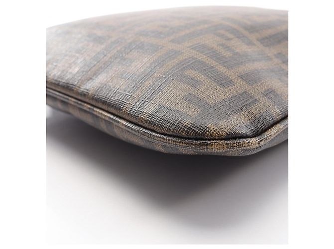 Bolsa de mão/Bolsa de ombro Fendi Zucca Marrom Preto - vista 6
