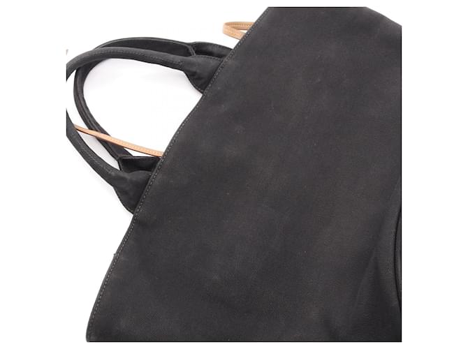 Borsa Tote Prada Canapa Nero - vista 10