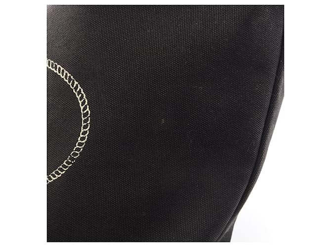 Borsa Tote Prada Canapa Nero - vista 8