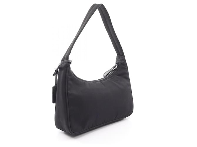 Mini borsa Prada Re-Edition 2000 Nero - vista 2
