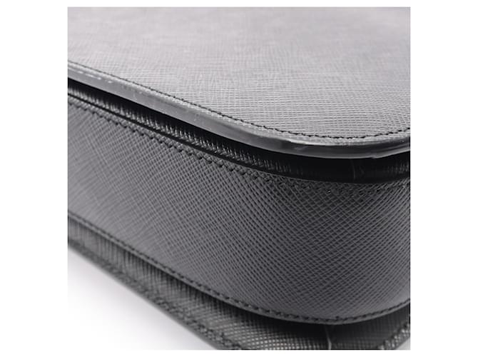 Borsa Prada Saffiano Lux 2-Way Nero - vista 10