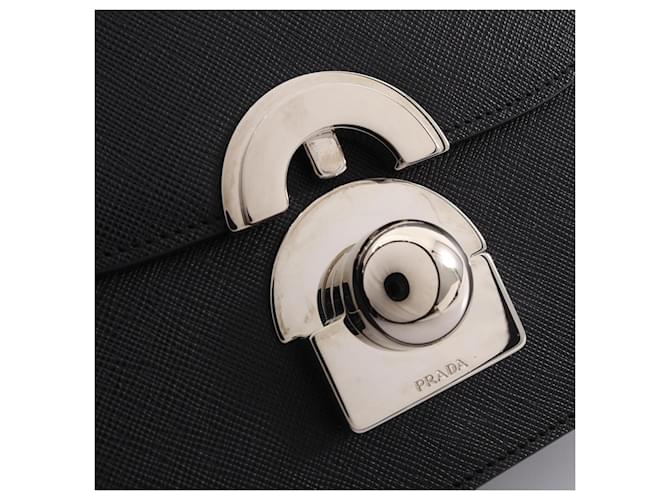 Borsa Prada Saffiano Lux 2-Way Nero - vista 5