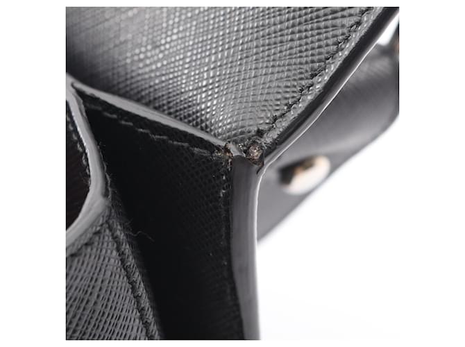 Borsa Prada Saffiano Lux 2-Way Nero - vista 8