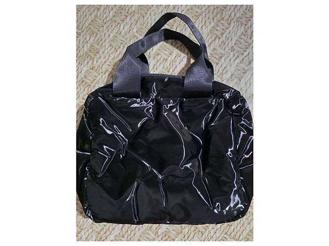 Chanel Tote Bag Schwarz Polyester - Ansicht 5