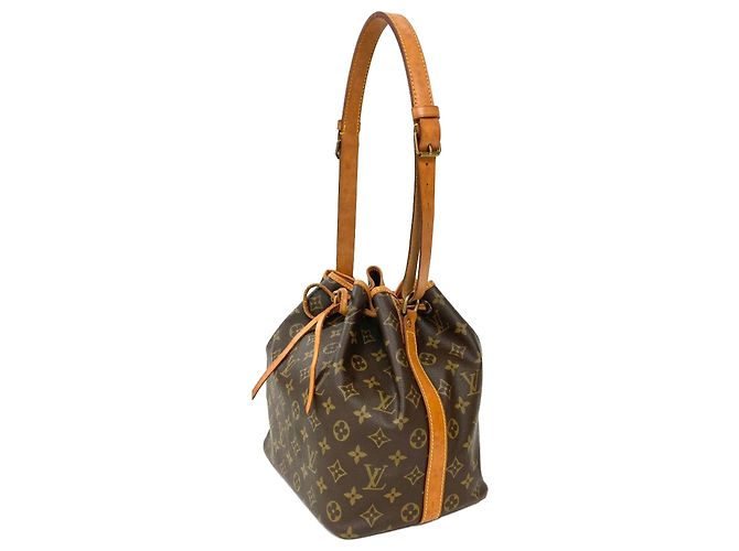 Noe Borsa a Spalla Louis Vuitton Petit Noé Marrone Monogramma - vista 2