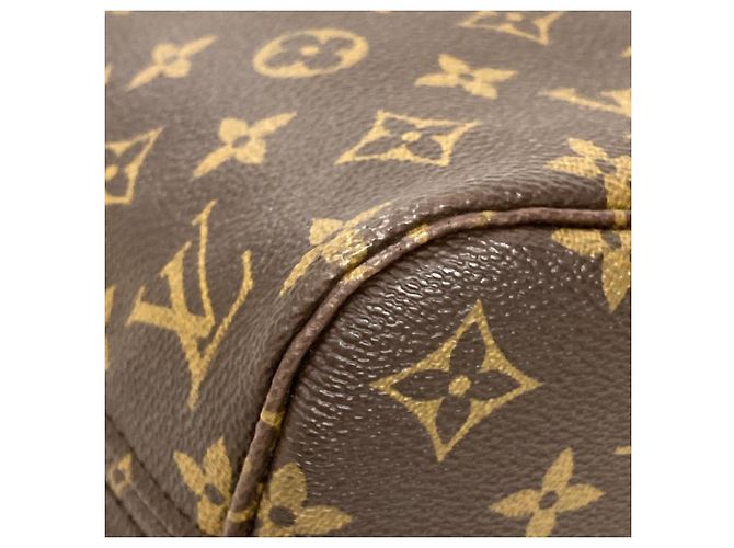 Borsa Tote Louis Vuitton Neverfull PM Marrone Monogramma - vista 10