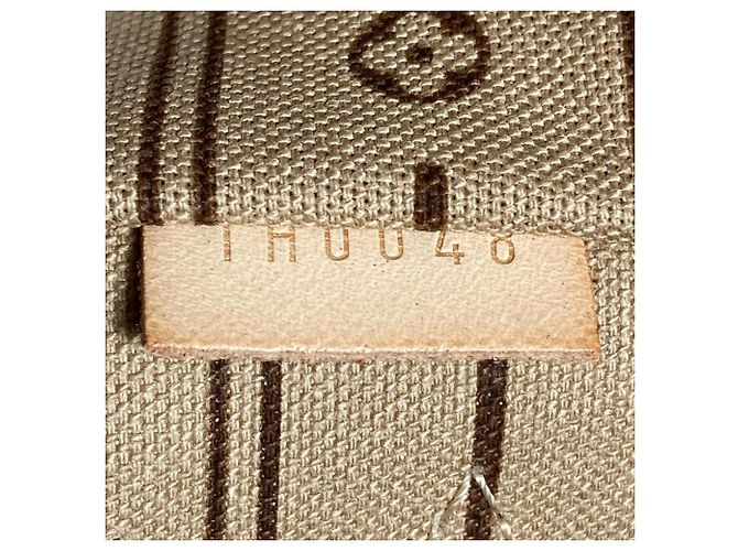 Borsa Tote Louis Vuitton Neverfull PM Marrone Monogramma - vista 11