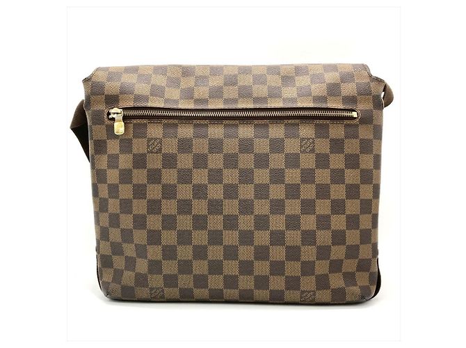 Borsa a Spalla Louis Vuitton Brooklyn GM Marrone Damier ebene - vista 4