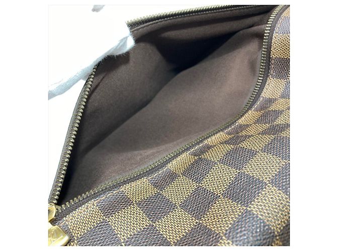 Borsa a Spalla Louis Vuitton Brooklyn GM Marrone Damier ebene - vista 5