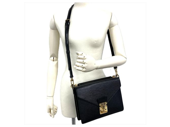 Borsa a Spalla Louis Vuitton Biface Nero - vista 10