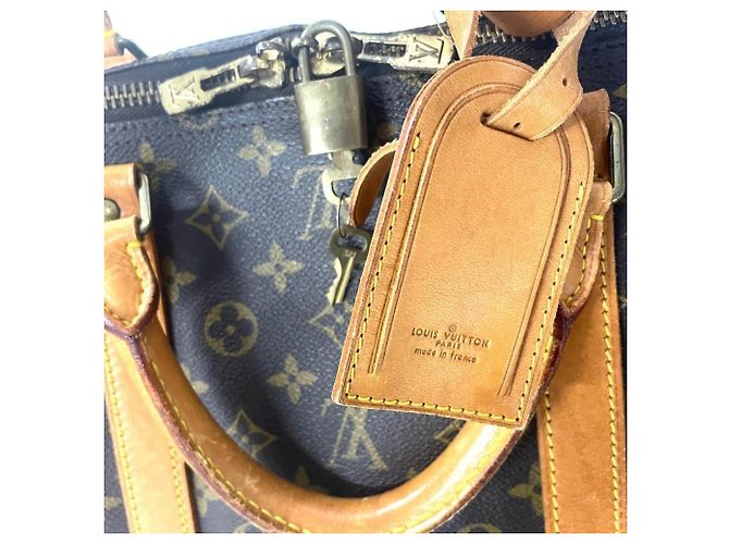 Borsa Boston Louis Vuitton Keepall 60 Marrone Monogramma - vista 4