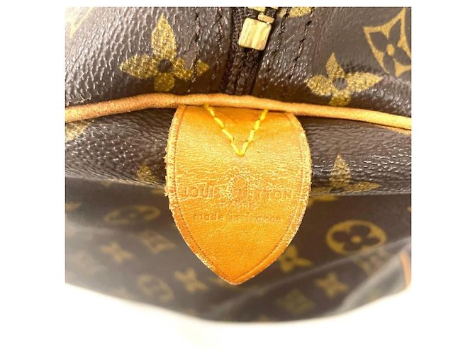 Borsa Boston Louis Vuitton Keepall 60 Marrone Monogramma - vista 6