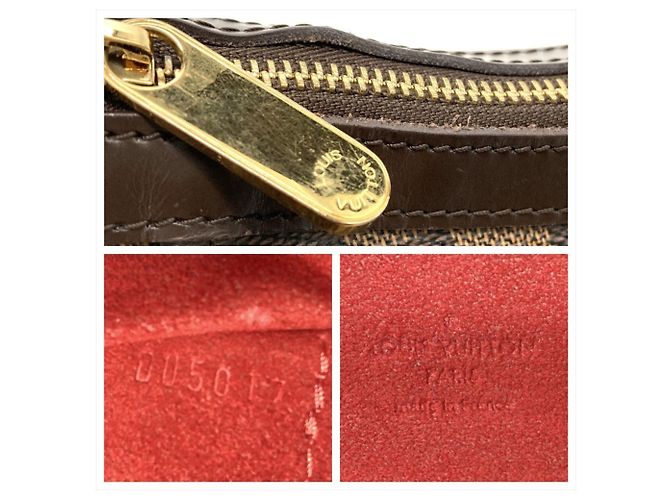 Borsa a Spalla Louis Vuitton Highbury Marrone Damier ebene - vista 8
