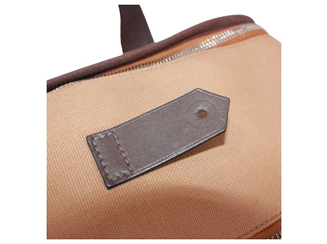 Hermès Borsa Hermes Dog Bag II Marrone Beige - vista 15