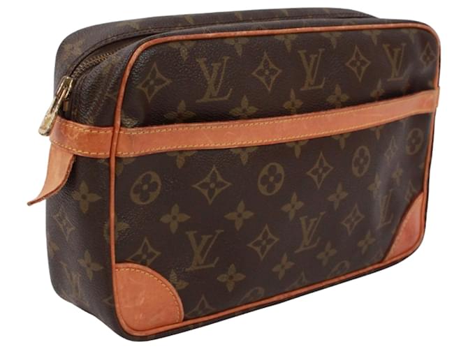 Clutch Louis Vuitton LV Compiegne 28 Monogramma - vista 2