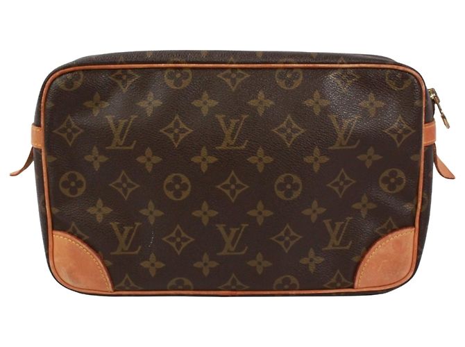 Clutch Louis Vuitton LV Compiegne 28 Monogramma - vista 3