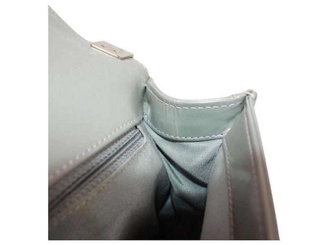 Borsa a tracolla Chanel Boy Chanel Metallico - vista 11