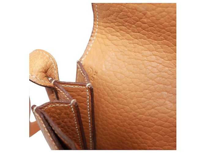 Hermès HERMES Gallopard Schultertasche Beige - Ansicht 10