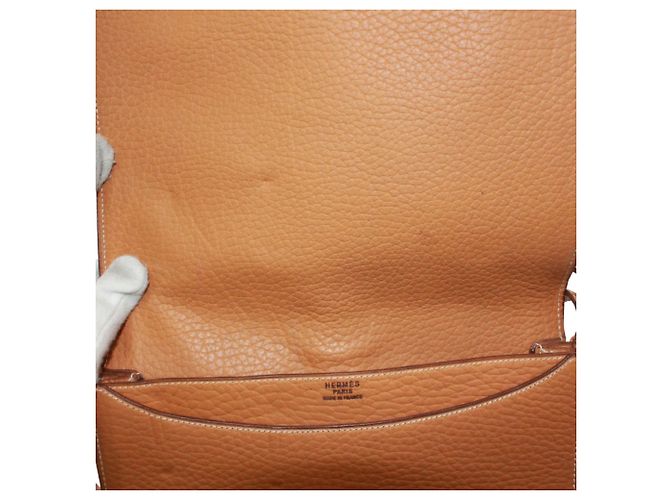 Hermès HERMES Gallopard Schultertasche Beige - Ansicht 12