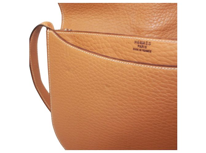 Hermès HERMES Gallopard Schultertasche Beige - Ansicht 14