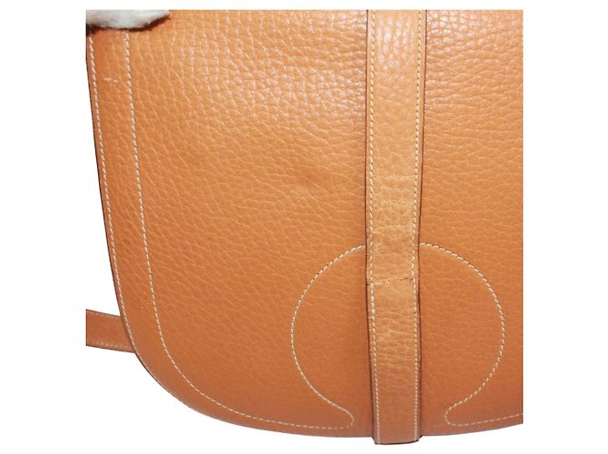 Hermès HERMES Gallopard Schultertasche Beige - Ansicht 16