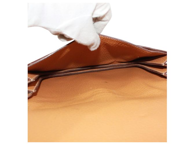 Hermès HERMES Gallopard Schultertasche Beige - Ansicht 7