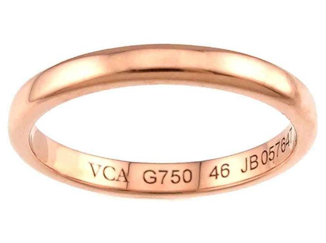 Anello a fascia in platino Van Cleef & Arpels - vista 2