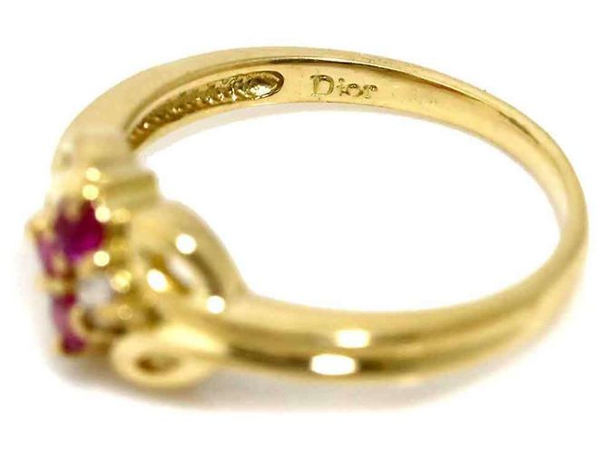 Anello 1 Christian Dior in oro giallo 18K - vista 3