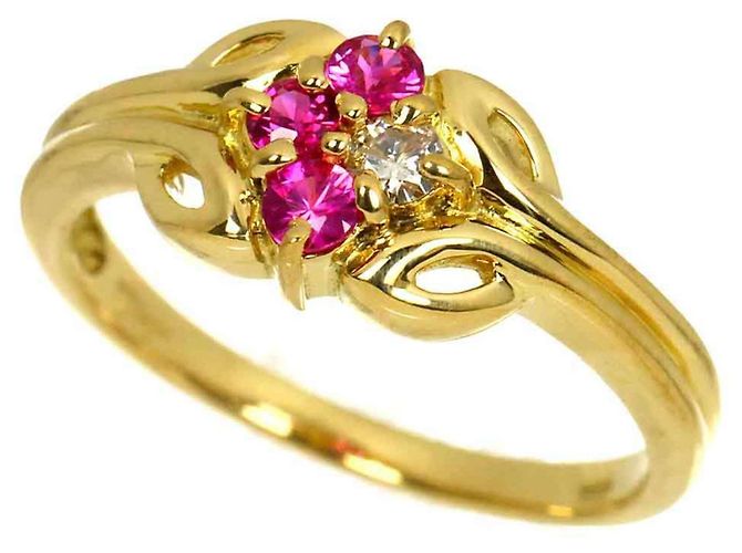 Anello 1 Christian Dior in oro giallo 18K - vista 5