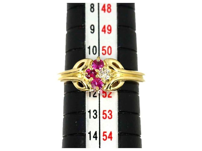 Anello 1 Christian Dior in oro giallo 18K - vista 7