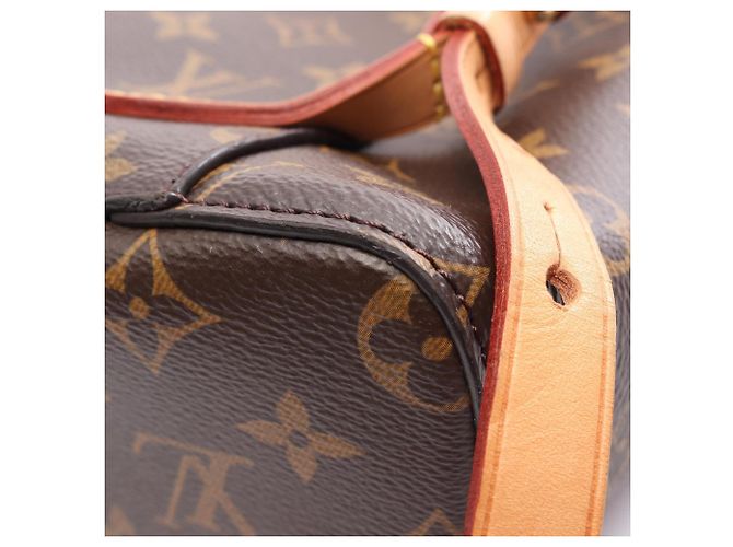 Zaino Louis Vuitton Montsouris Monogram Marrone - vista 6