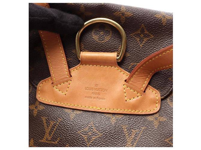 Zaino/Borsa Louis Vuitton Montsouris MM Marrone - vista 11