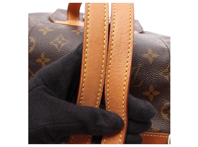 Zaino/Borsa Louis Vuitton Montsouris MM Marrone - vista 12