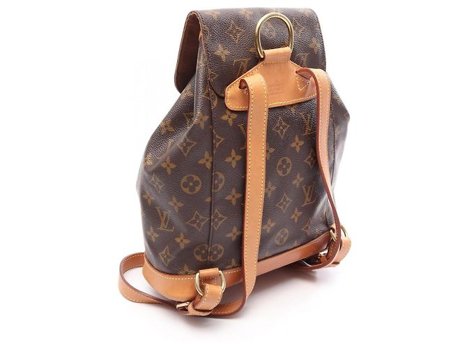 Zaino/Borsa Louis Vuitton Montsouris MM Marrone - vista 2