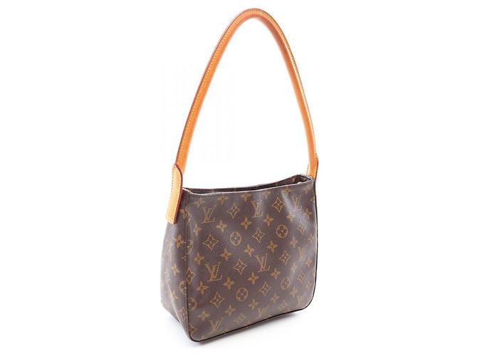 Borsa a Spalla Louis Vuitton Looping MM Marrone - vista 2