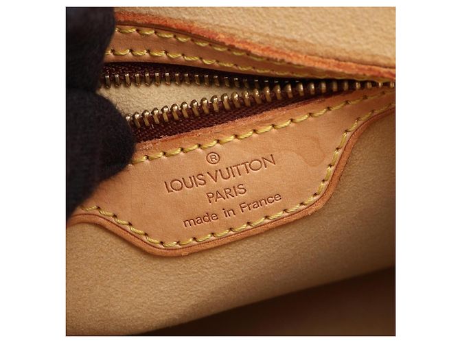 Borsa a Spalla Louis Vuitton Looping MM Marrone - vista 4