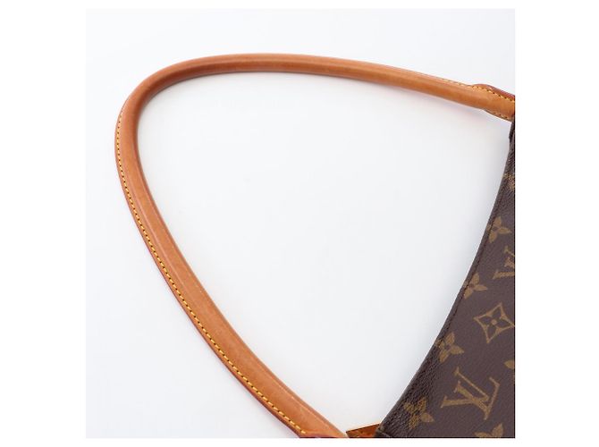 Borsa a Spalla Louis Vuitton Looping MM Marrone - vista 6
