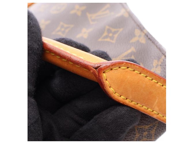 Borsa a Spalla Louis Vuitton Looping MM Marrone - vista 8