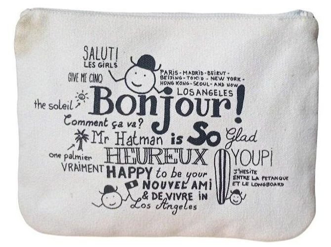 Isabel Marant Set di 2 pochette Nero Bianco - vista 4
