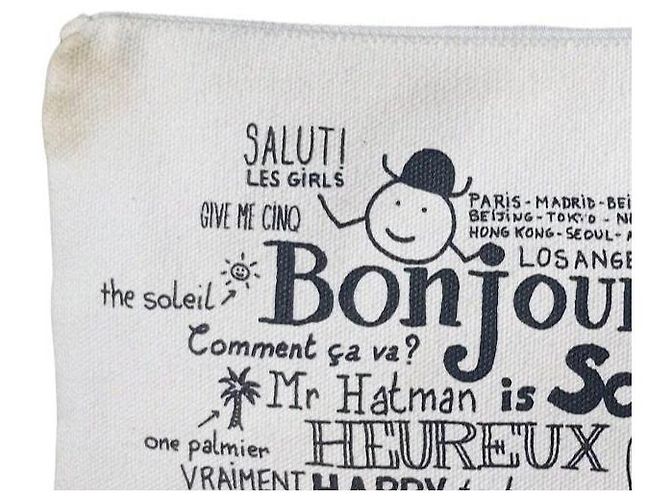 Isabel Marant Set di 2 pochette Nero Bianco - vista 7