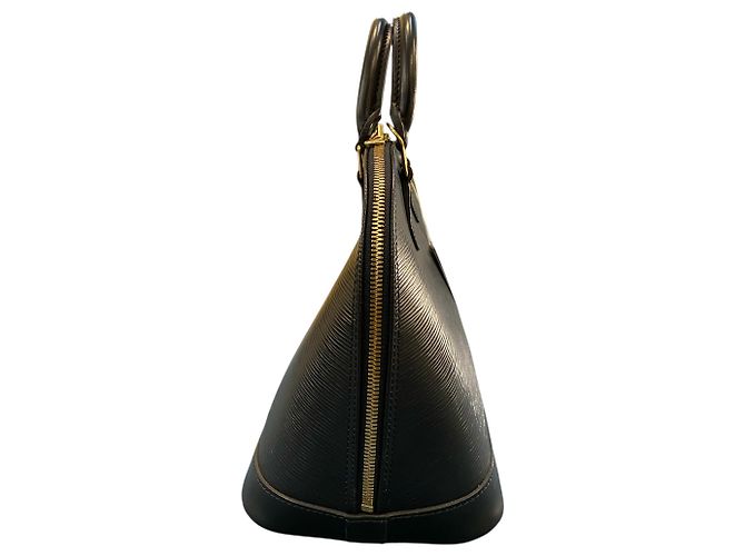 Borsa Louis Vuitton Alma 1997 in pelle Epi nera - vista 3