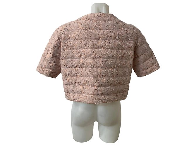 Valentino – Giacca corta in jacquard floreale - vista 2