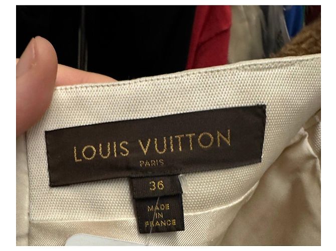 Weißer Strickrock Louis Vuitton - Größe FR36/S Gebraucht - Ansicht 5